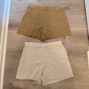 BANANA REPUBLIC linen blend shorts